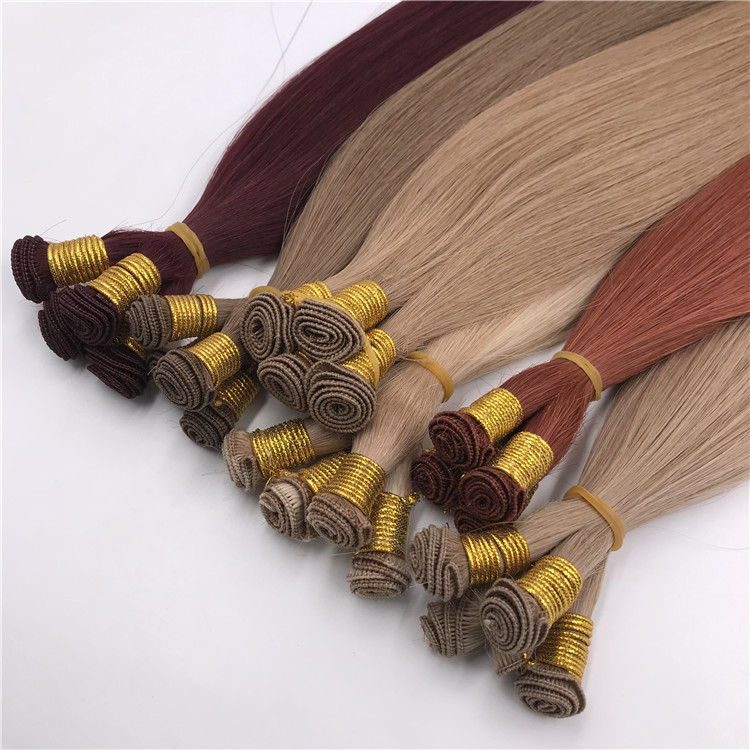 Wholesale human hand tied wefts and hot sale X354
